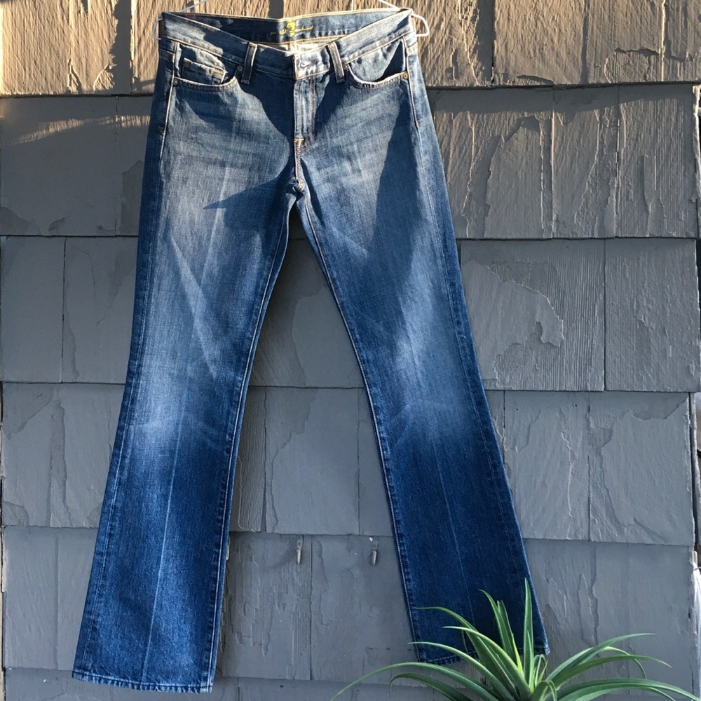 7 for all Mankind bootcut jeans 33 inseam